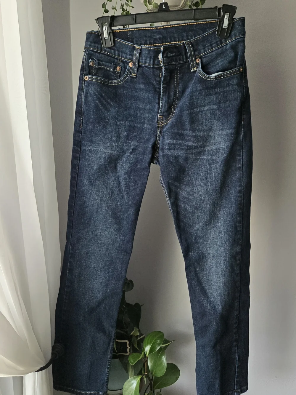 Levi's 511 Slim Fit Men's Jeans 28x30 Dark Wash Blue Denim Stretch